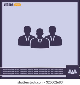 vector icon user group icon, Business Team Icon