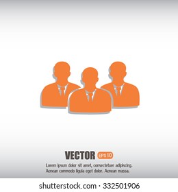 vector icon user group icon, Business Team Icon