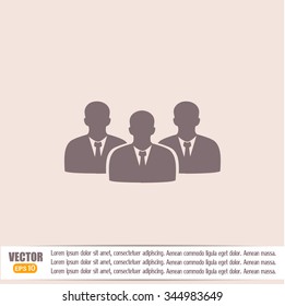 vector icon user group icon, Business Team Icon