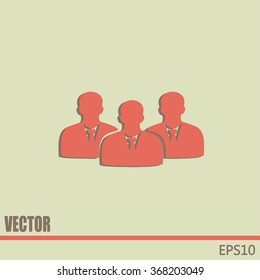 vector icon user group icon, Business Team Icon