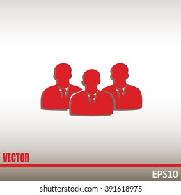 vector icon user group icon, Business Team Icon