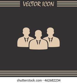 vector icon user group icon, Business Team Icon
