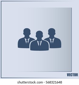 vector icon user group icon, Business Team Icon