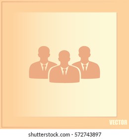 vector icon user group icon, Business Team