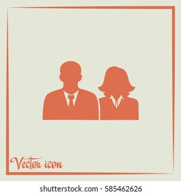 vector icon user group icon, Business Team Icon