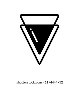 Vector icon for verge