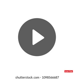 Vector icon video player 10 EPS