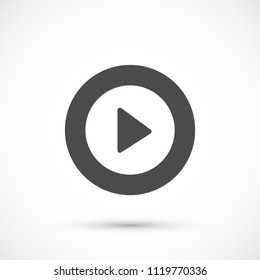 Vector icon video player 10 EPS