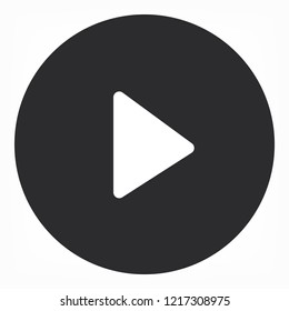 Vector icon video player 10 EPS