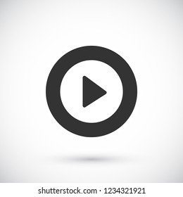 Vector icon video player 10 EPS