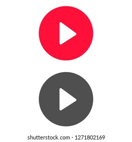 Vector icon video player 10 EPS