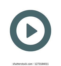 Vector icon video player 10 EPS