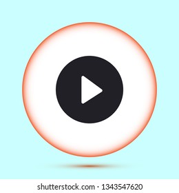 Vector icon video player 10 EPS
