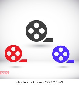 Vector icon videotape 10 EPS