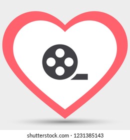 Vector icon videotape 10 EPS