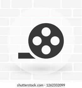 Vector icon videotape 10 EPS