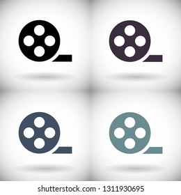 Vector icon videotape 10 EPS