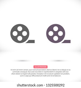 Vector icon videotape 10 EPS