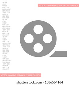 Vector icon videotape 10 EPS . Lorem Ipsum Illustration design
