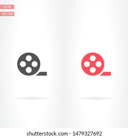 Vector icon videotape 10 EPS . Lorem Ipsum Illustration design