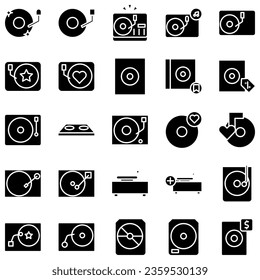Vector icon vinyl player. Turntable sign Isolated on white background. Gramophone, dj, radio retro concept. Flat style for graphic design, logo, Website, social media, UI, mobile application, EPS10