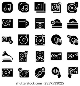 Vector icon vinyl player. Turntable sign Isolated on white background. Gramophone, dj, radio retro concept. Flat style for graphic design, logo, Website, social media, UI, mobile application, EPS10
