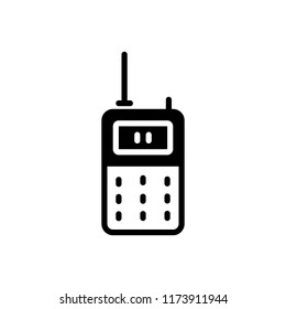 Vector icon for walkie talkie