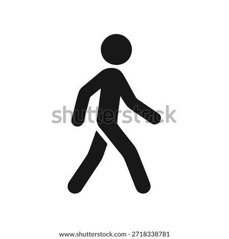 Vector Icon Walking person animation