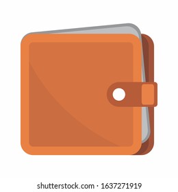 Vector icon of a wallet.