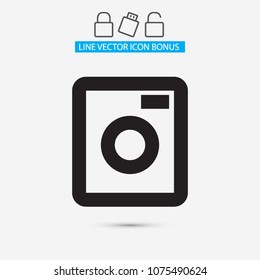Vector icon Washer 10 EPS