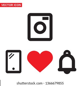 Vector icon Washer 10 EPS