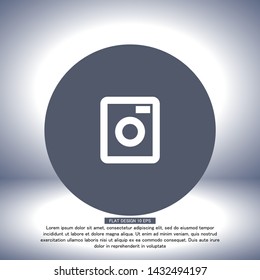 Vector icon Washer 10 EPS . Lorem Ipsum Illustration design