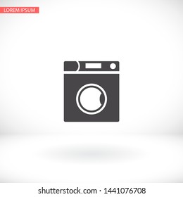 Vector icon Washer 10 EPS . Lorem Ipsum Illustration design
