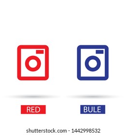 Vector icon Washer 10 EPS . Lorem Ipsum Illustration design