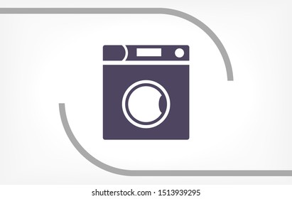 Vector icon Washer 10 EPS . Lorem Ipsum Illustration design