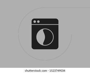 Vector icon Washer 10 EPS . Lorem Ipsum Illustration design