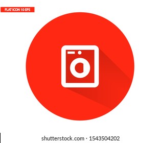 Vector icon Washer 10 EPS . Lorem Ipsum Illustration design