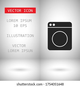 Arandela del icono del vector 10 EPS. Lorem Ipsum Diseño de ilustración