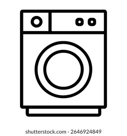 Vector icon washing machine on white background
Vector icon electricity