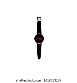 Vector icon of a watch on eps 10 with a white background

