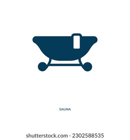 vector icon. , water, bath filled icons from flat sauna concept. Isolated black glyph icon, vector illustration symbol element for web design and mobile apps