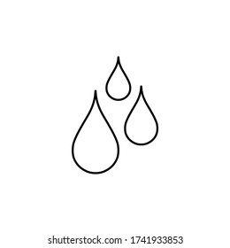 Vector icon of water on EPS 10
