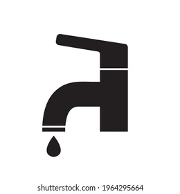 Vector icon of a water tap