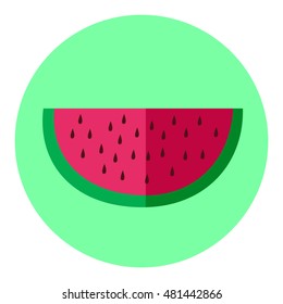 Vector Icon of Watermelon