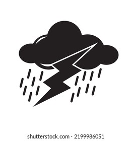 vector icon weather black color