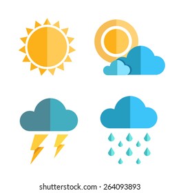 Vector icon weather. Can be used for web design and printing.