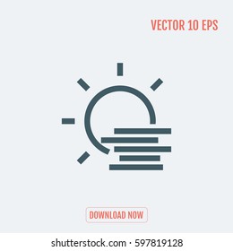  vector icon weather forecast