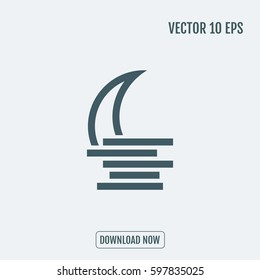 vector icon weather forecast