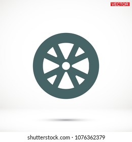 Vector icon wheel 10 EPS