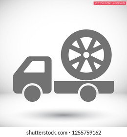 Vector icon wheel 10 EPS